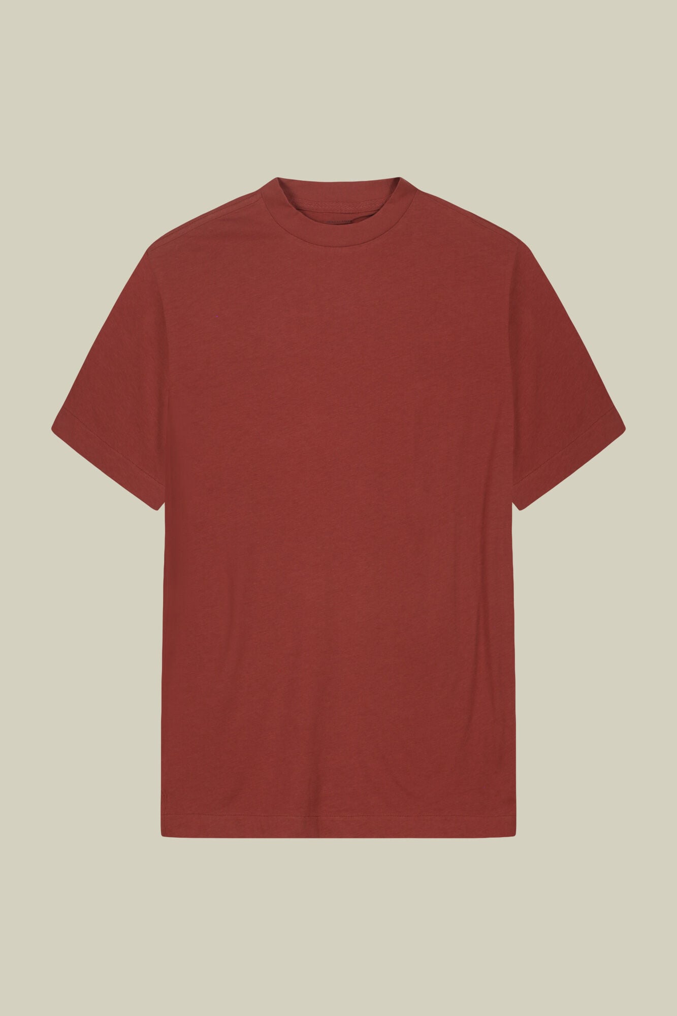 Doppelganger - T-shirt uomo in jersey 100% cotone collo leggermente alto