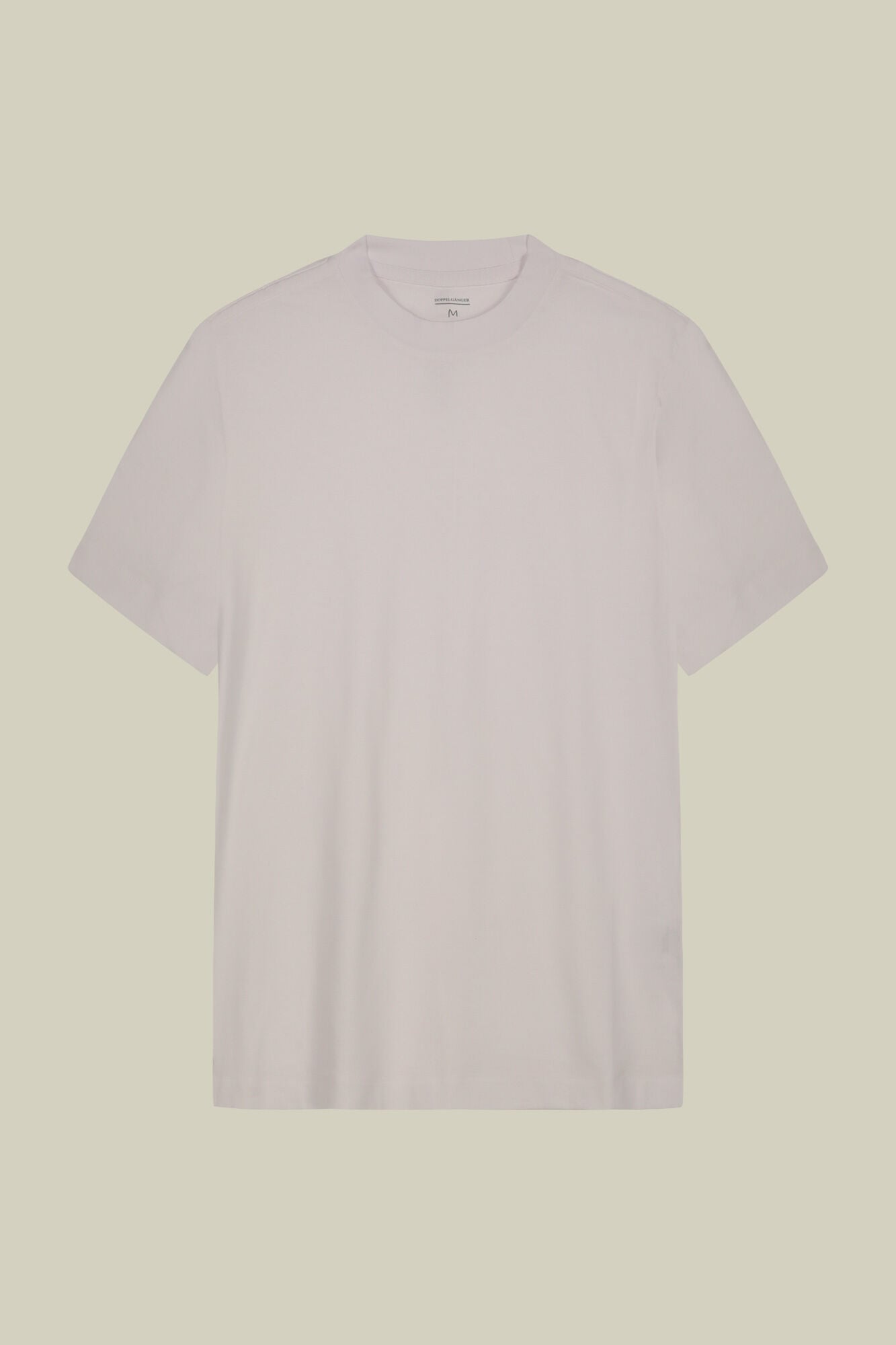Doppelganger - T-shirt uomo in jersey 100% cotone collo leggermente alto