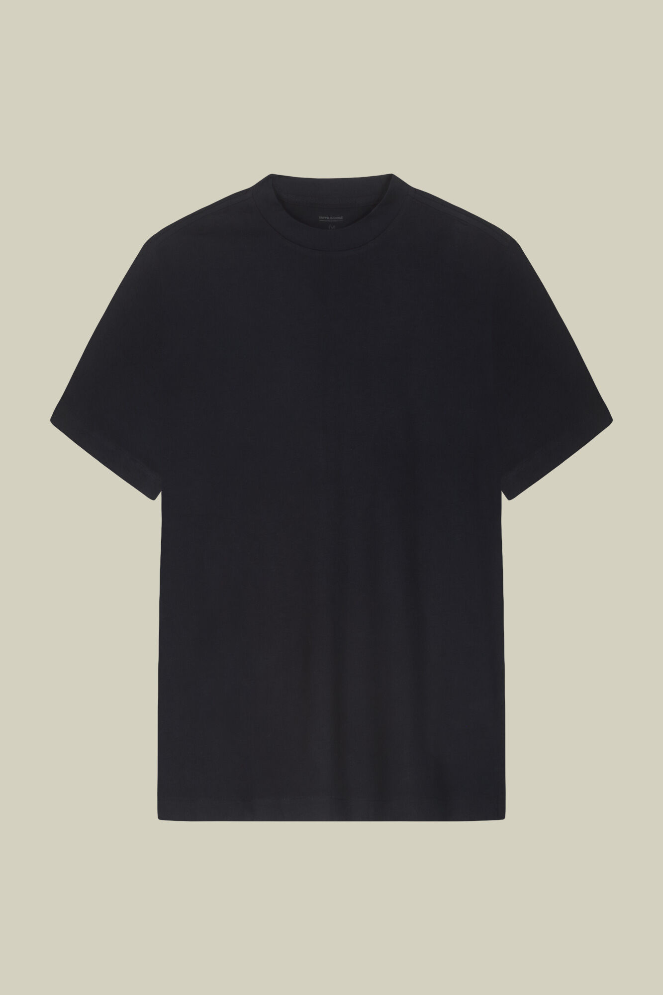 Doppelganger - T-shirt uomo in jersey 100% cotone collo leggermente alto