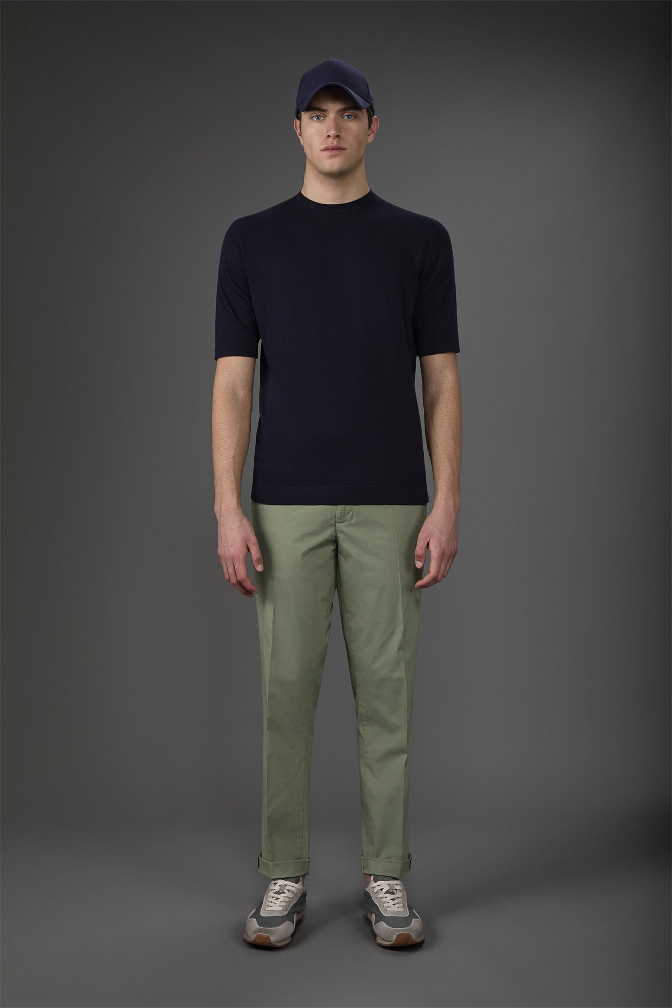 Doppelganger - T-shirt uomo in maglia maniche corte 100% cotone doppio ritorto