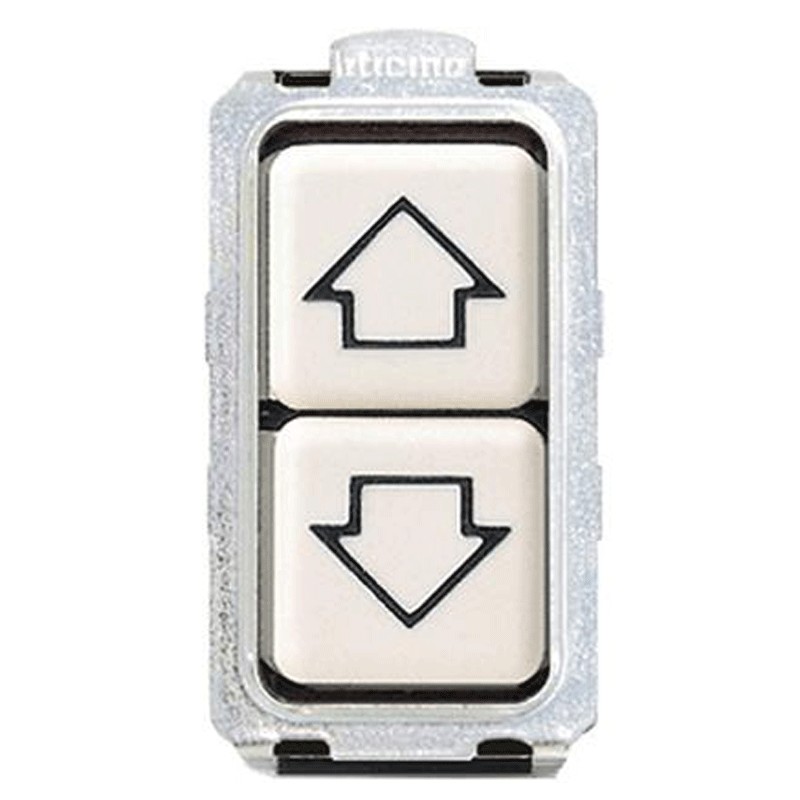 Doppio Pulsante Bticino Magic Con Frecce 10a 5055/1