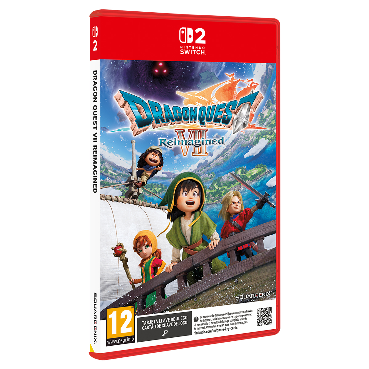 Dragon Quest VII: Reimagined - Switch 2 Edition - Scheda Chiave di Gioco - Versione SPAGNA