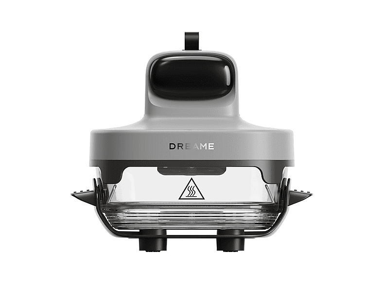DREAME TASTI AIRFRYER FRIGGITRICE AD ARIA, capacità 4,5 l, Max potenza 1500 W, da 60 °C a 200 °C, Grigio