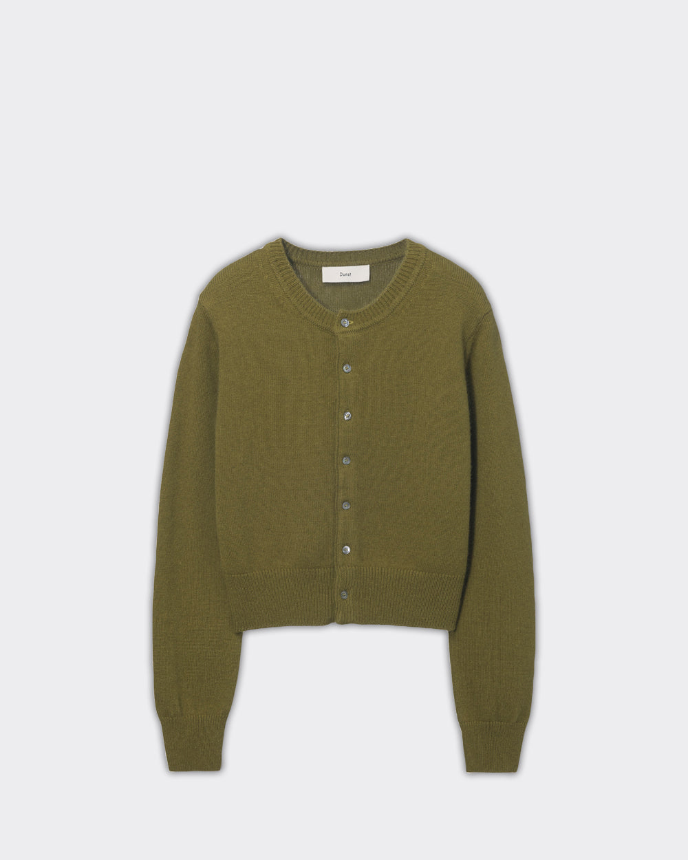 Dunst Cardigan Knit Crewneck Olive