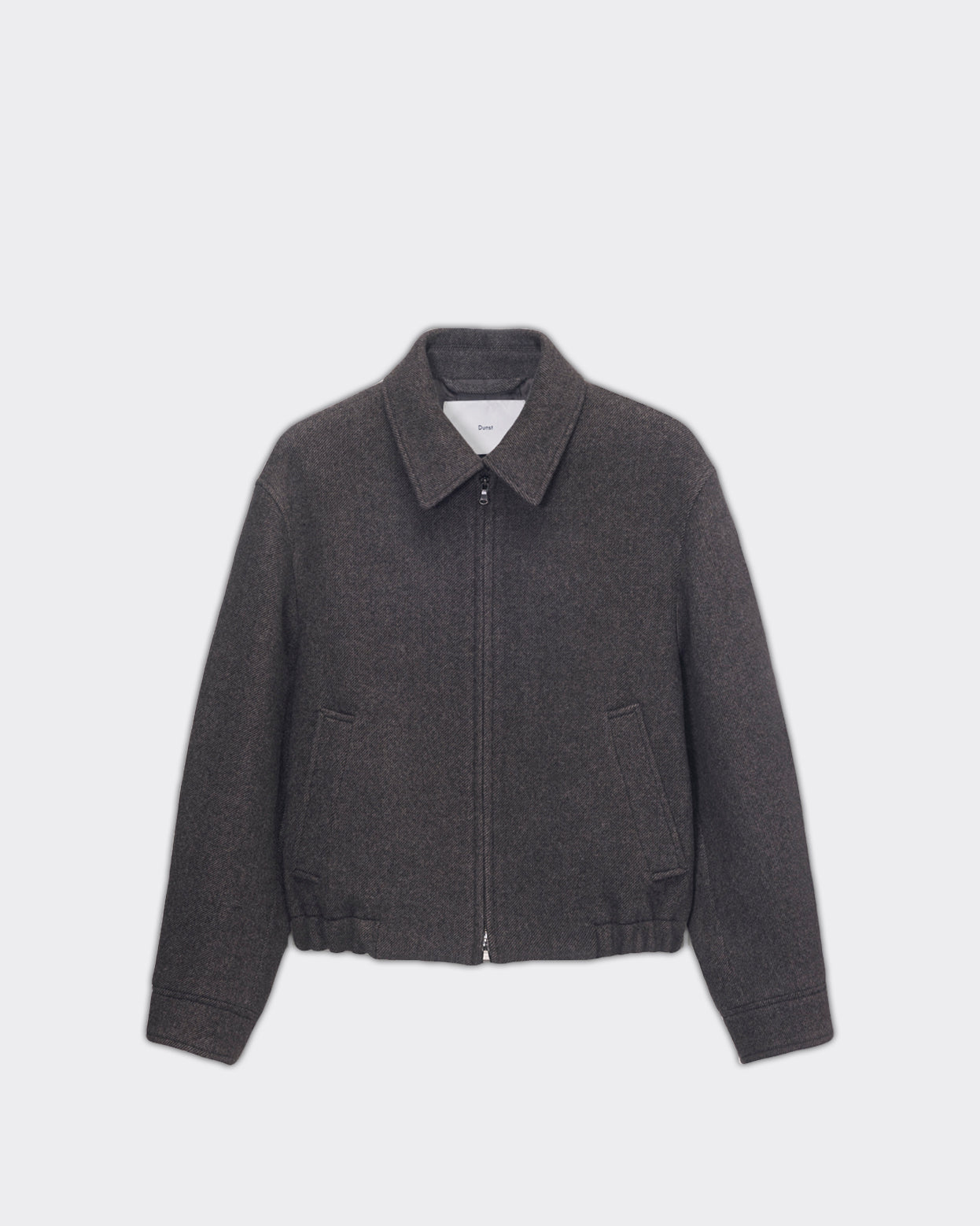 Dunst Giacca Collared Wool Blouson Marrone