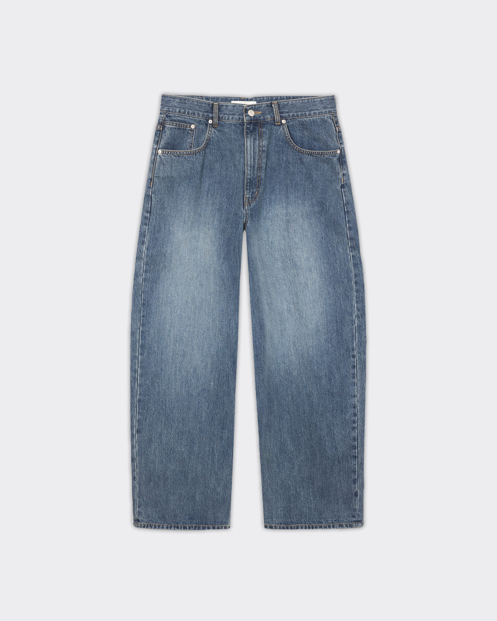 Dunst Jeans Relaxed Curved Wide Classic Blu