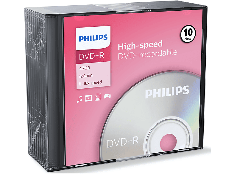 DVD-R PHILIPS 4,7GB 16x