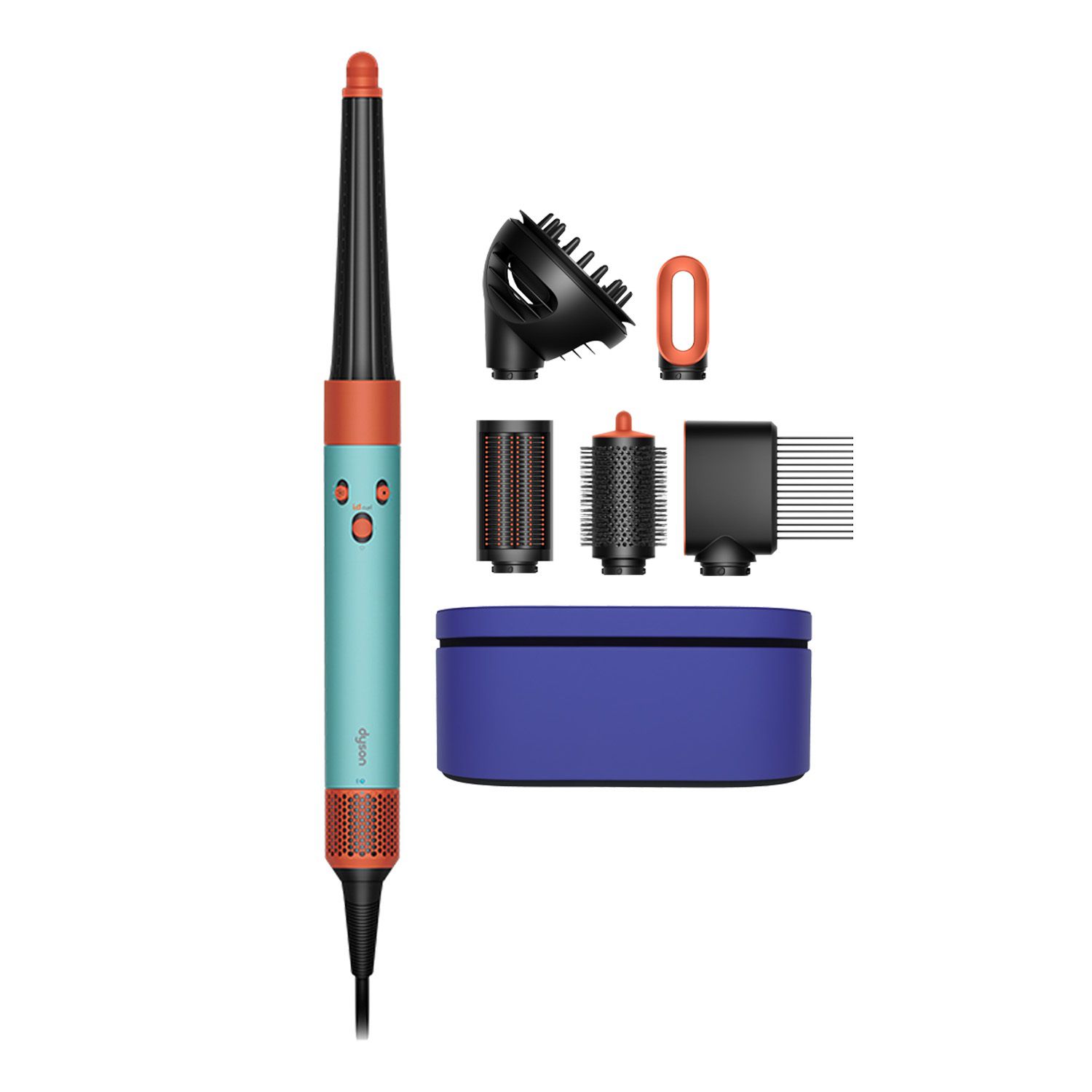 Dyson Airwrap i.d. ™ con diffusore in Acquamarina/Tangerine Multi-styler asciugacapelli