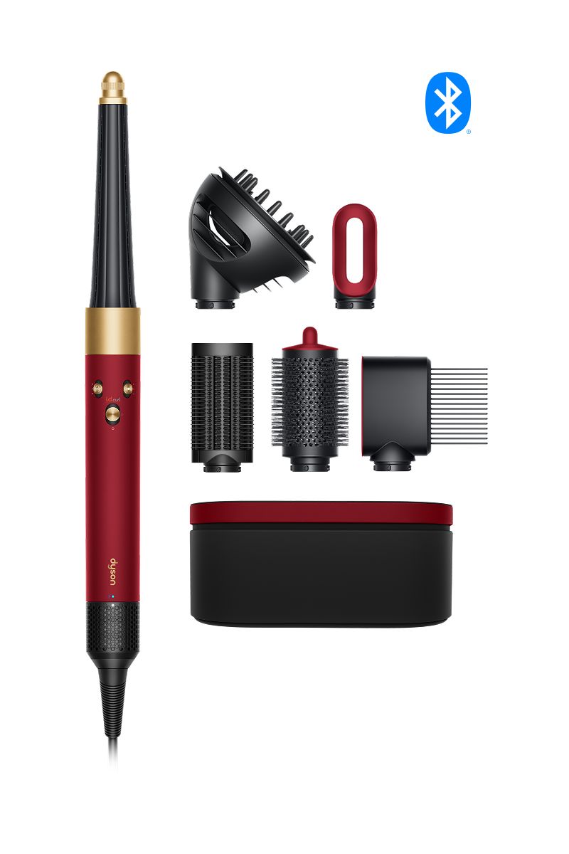 Dyson Airwrap i.d.™ connesso - Mossi e ricci (Red Velvet/Gold) Multi-styler
