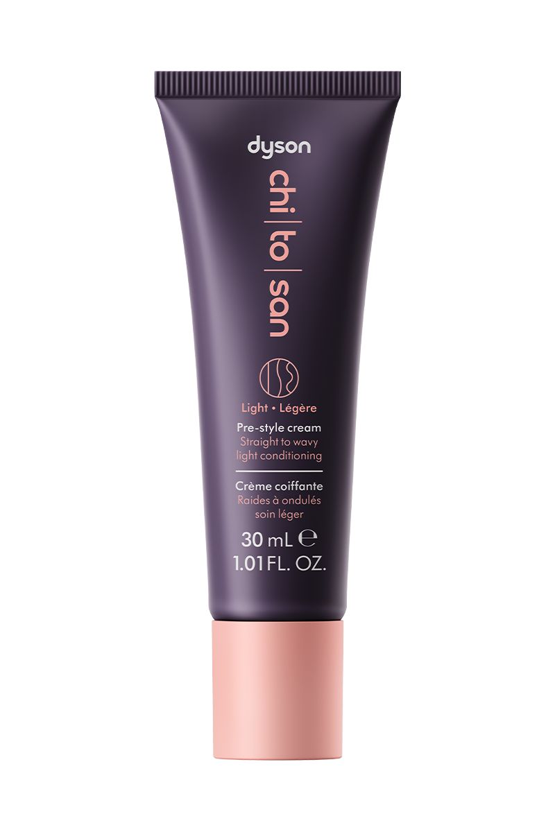 Dyson Chitosan™ crema pre-styling mini 30ml (Leggera – Capelli lisci o ondulati)