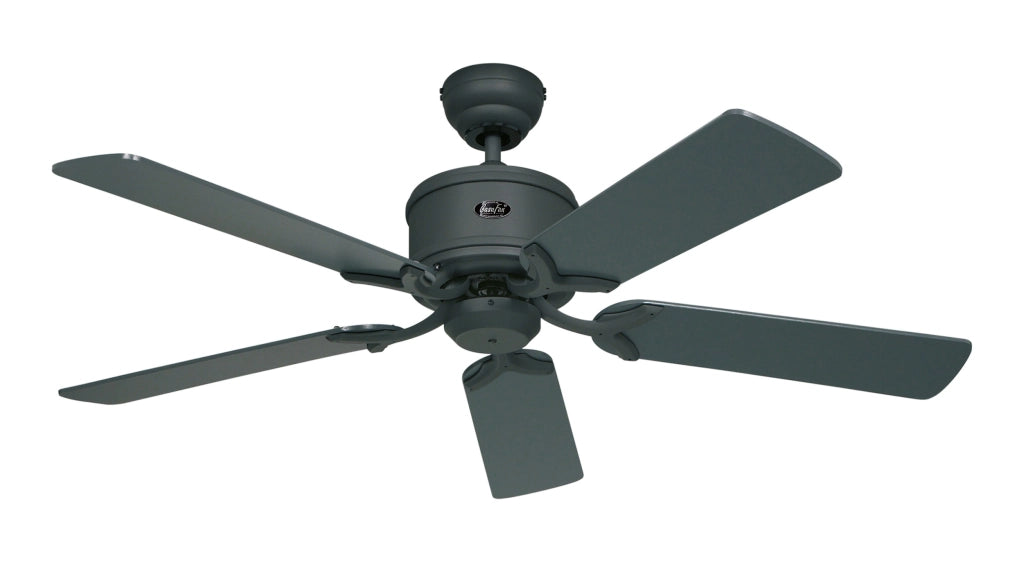 ECO ELEMENTS 132, Ventilatore senza Luce, CasaFan Corpo: Grigio Scuro, Colore Pale: Grigio Scuro e Nero
