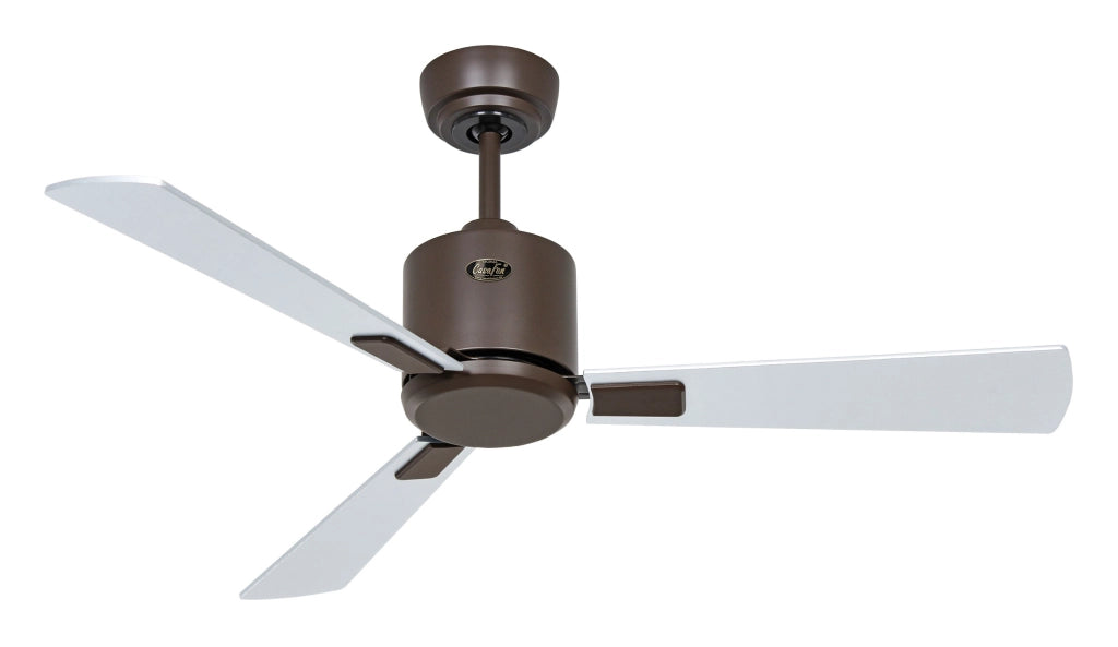ECO NEO III 103, Ventilatore senza Luce Corpo Marrone, CasaFan Colore Pale: Wenge e Grigio, Corpo: Marrone