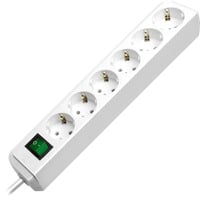 Eco prolunghe e multiple 1,5 m 6 presa(e) AC Bianco, Ciabatta
