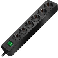 Eco prolunghe e multiple 1,5 m 6 presa(e) AC Nero, Ciabatta