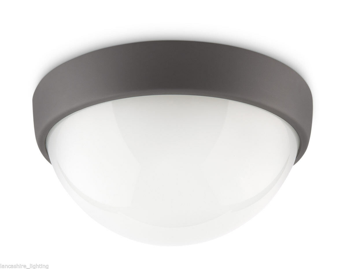 Ecomoods - Applique Da Esterno 1x38w Antracite Grey 16919/93/16 - Philips