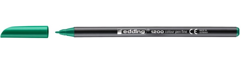 Edding 1200 marcatore Fine Verde 1 pz Edding 1200 marcatore Fine Verde 1 pz