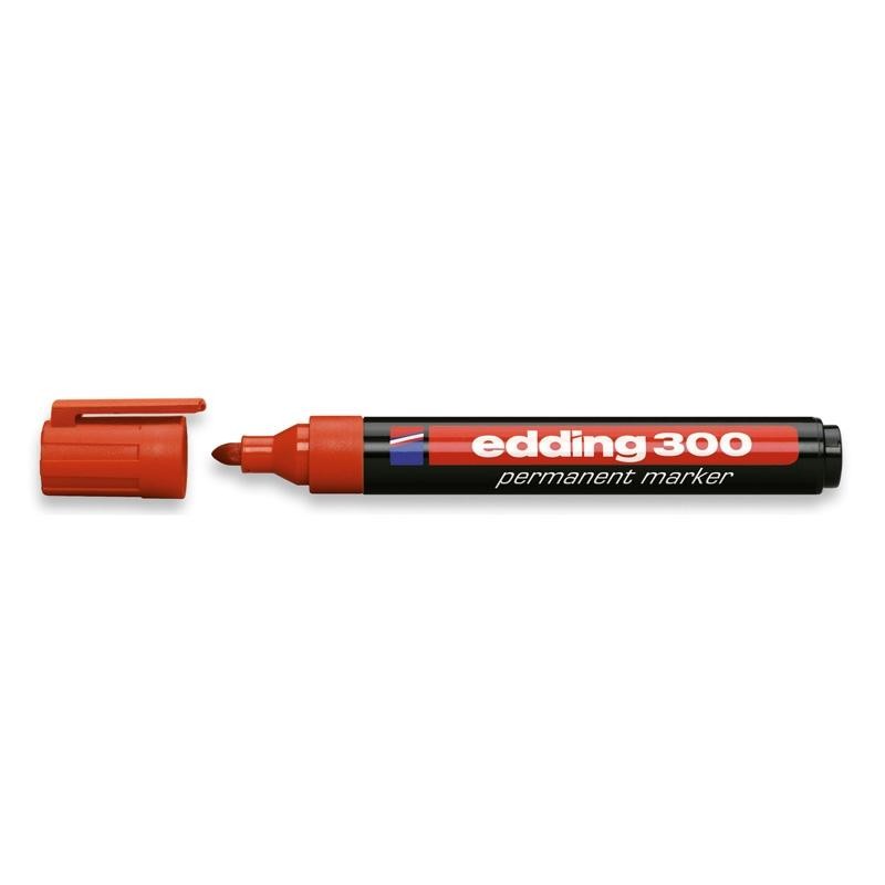 Edding 300 marcatore permanente Rosso 10 pz Edding 300 marcatore permanente Rosso 10 pz