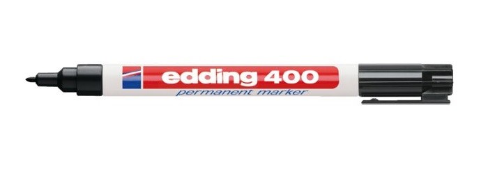 Edding 400 marcatore permanente Nero 10 pz Edding 400 marcatore permanente Nero 10 pz
