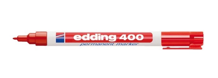 Edding 400 marcatore permanente Rosso 10 pz Edding 400 marcatore permanente Rosso 10 pz