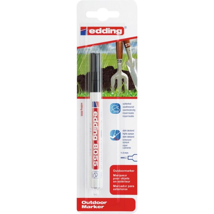 Edding 8055 evidenziatore 1 pz Punta sottile Nero Edding 8055 evidenziatore 1 pz Punta sottile Nero