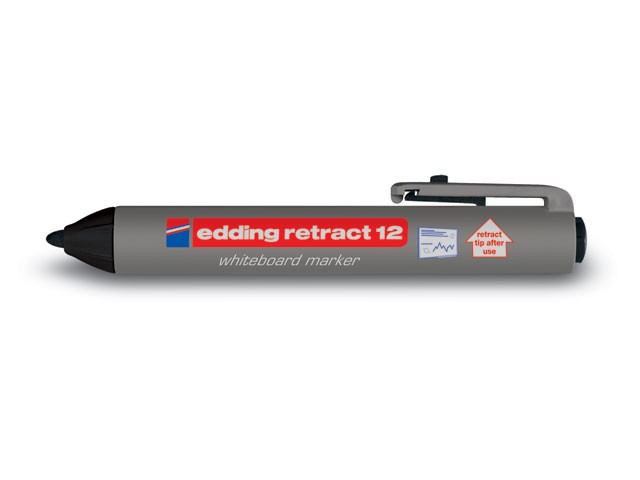Edding Retract 12 evidenziatore 10 pz Nero Edding Retract 12 evidenziatore 10 pz Nero