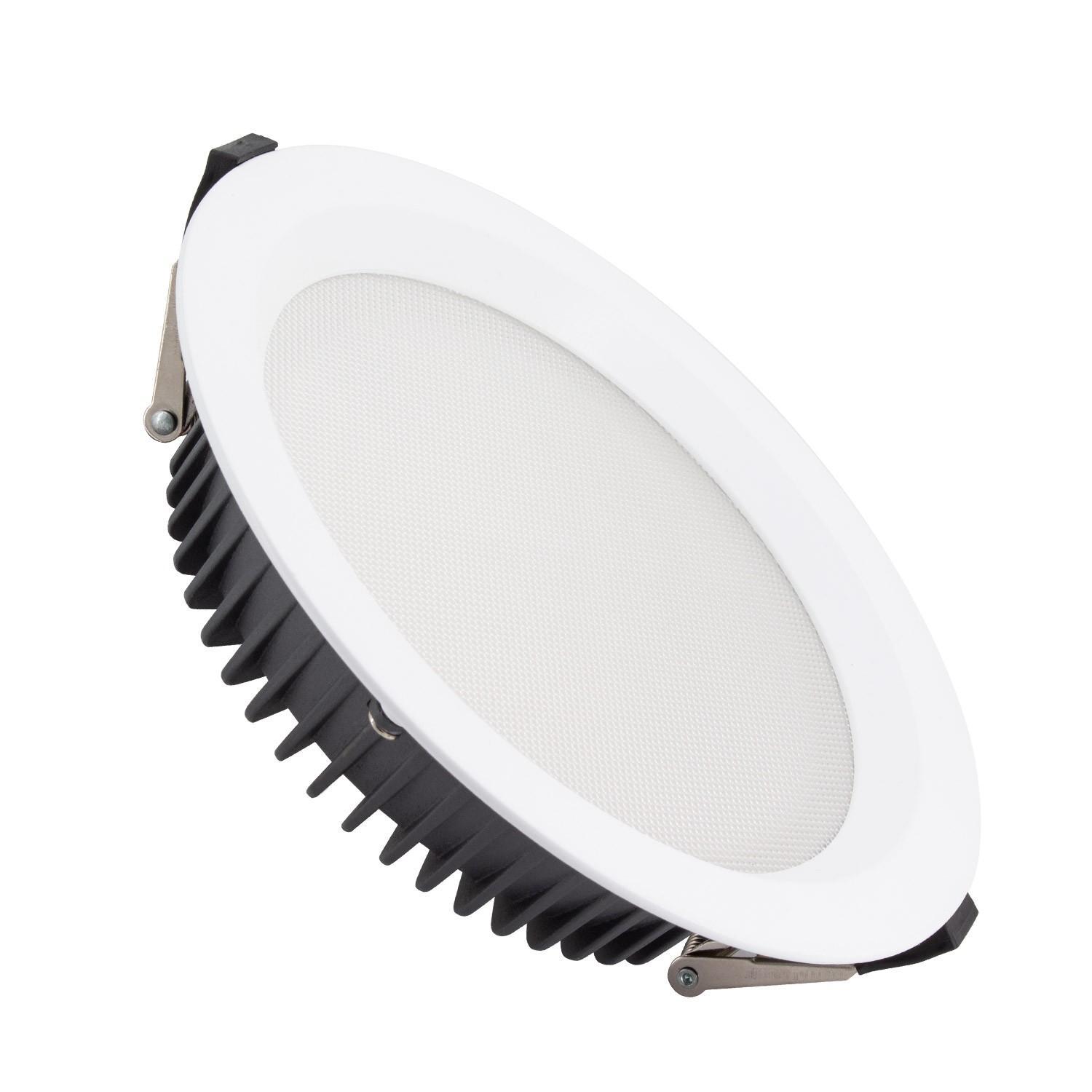 Efectoled - Downlight Led 24w Circolare Aero 130 Lm/w Microprismatico 4000k Lifud Foro Ø 200 Mm Bianco Naturale 4000k Regolabile 1-10v Efectoled - Downlight Led 24w Circolare Aero 130 Lm/w Microprismatico 4000k Lifud Foro Ø 200 Mm Bianco Naturale 4000k Regolabile 1-10v