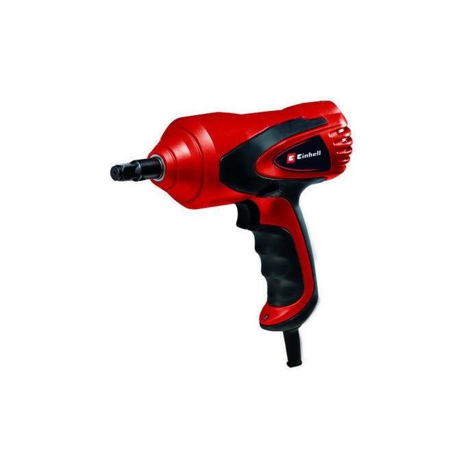 Einhell 2048312 CC-HS 12-1 Avvitatore a Impulsi per Auto 12V 350 Nm attacco 1-2'' con bussole e custodia colore Nero Rosso