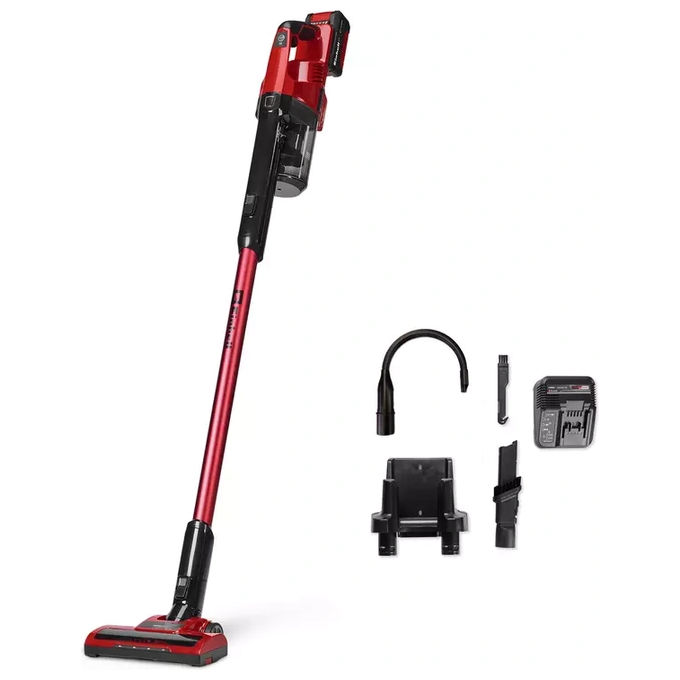 Einhell 2347187 Power X-Change Aspirapolvere a Bastone Senza Filo 2 in 1 18V 4Ah 0,6L 120 mbar colore Rosso Einhell 2347187 Power X-Change Aspirapolvere a Bastone Senza Filo 2 in 1 18V 4Ah 0,6L 120 mbar colore Rosso