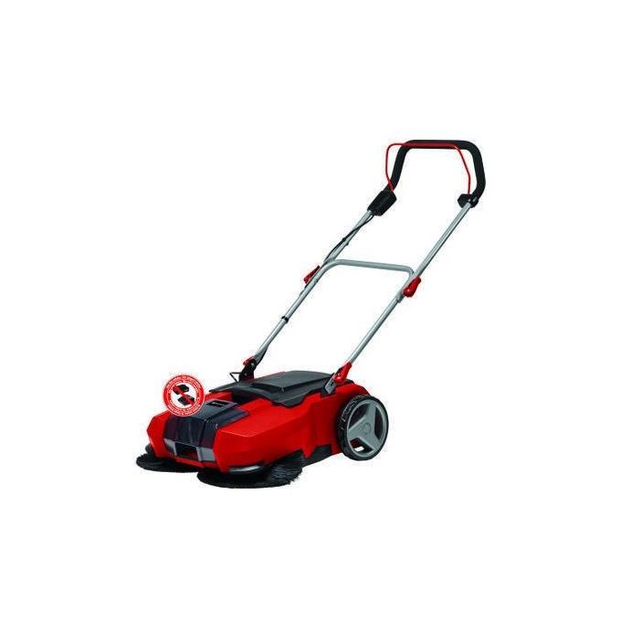 Einhell 2352040 Power X-Change Spazzatrice a batteria 18V 610mm 1800 m²-h contenitore 20L colore Nero Rosso