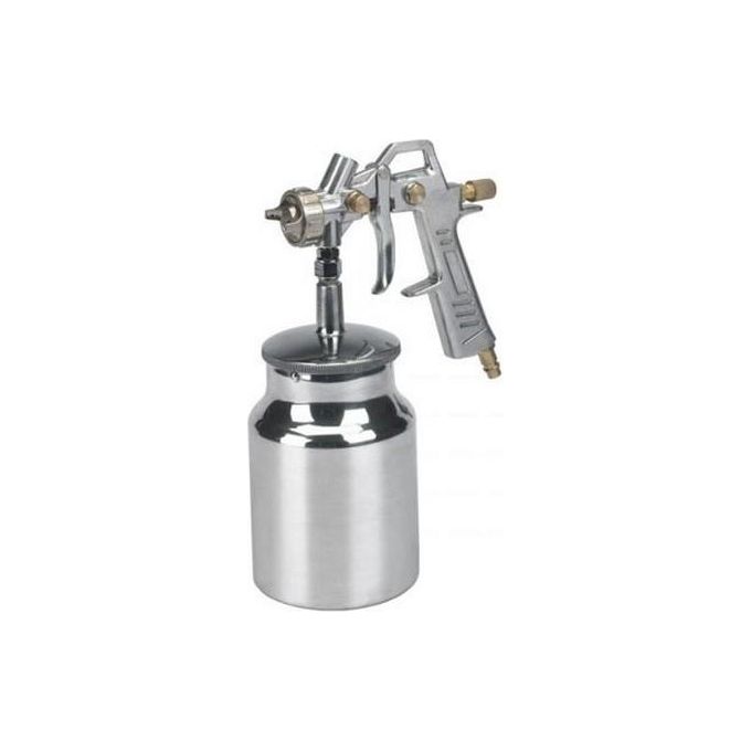 Einhell 4132900 Pistola a Spruzzo con Serbatoio ad Aspirazione 1 L Ugello 1,5 mm Regolazione Getto e Flusso Colore Grigio