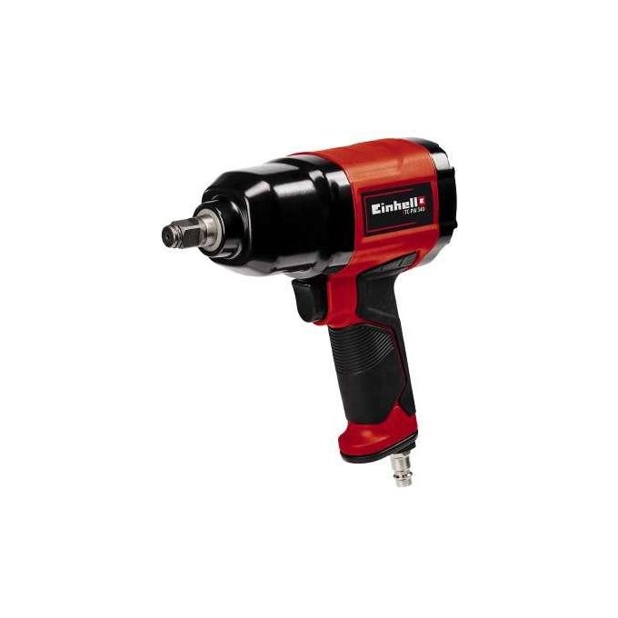 Einhell 4138950 TC-PW 340 Avvitatore a Impulsi Pneumatico 340 Nm 6.3 bar 7500 min 8 Inserti a Bussola