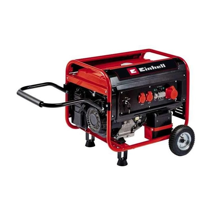Einhell 4152562 TC-PG 55-E5 Gruppo elettrogeno a benzina 25 L serbatoio 3000 W potenza continua 96 dB 1 cilindro motore 4 tempi colore Nero Rosso Einhell 4152562 TC-PG 55-E5 Gruppo elettrogeno a benzina 25 L serbatoio 3000 W potenza continua 96 dB 1 cilindro motore 4 tempi colore Nero Rosso
