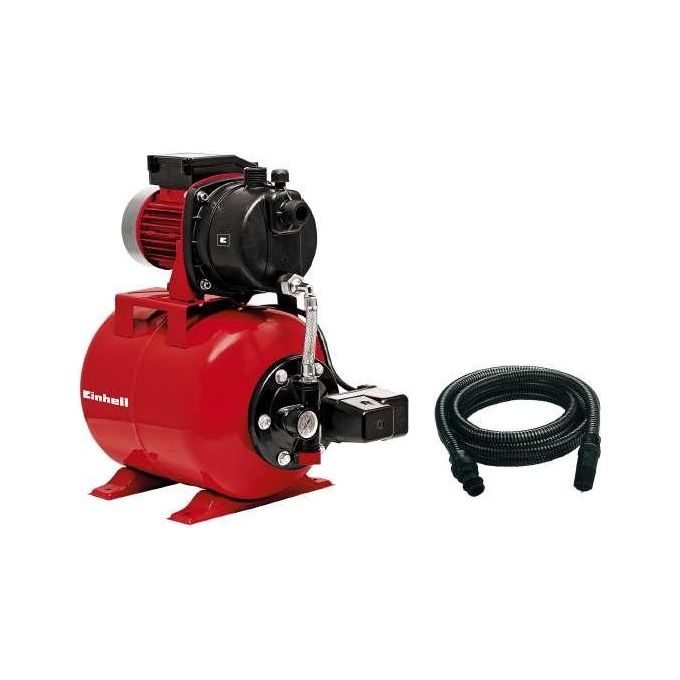 Einhell 4173193 GC-WW 6538 Set Pompa Autoclave Elettrica 650 W 3,6 bar 3800 l-h con Serbatoio 20 L Tubo Aspirazione 7 m colore Nero