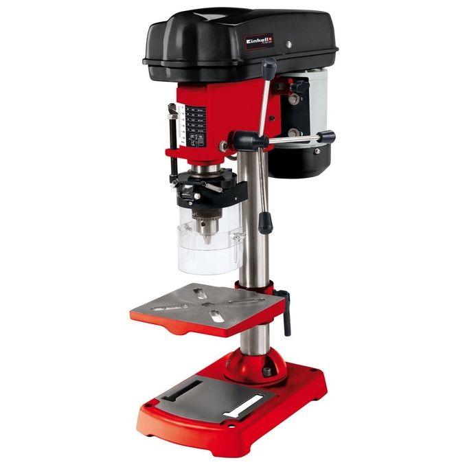 Einhell 4250670 TC-BD 350 Trapano a Colonna 350W 5 Velocita' 580-2650 rpm Mandrino 13mm Piano Inclinabile