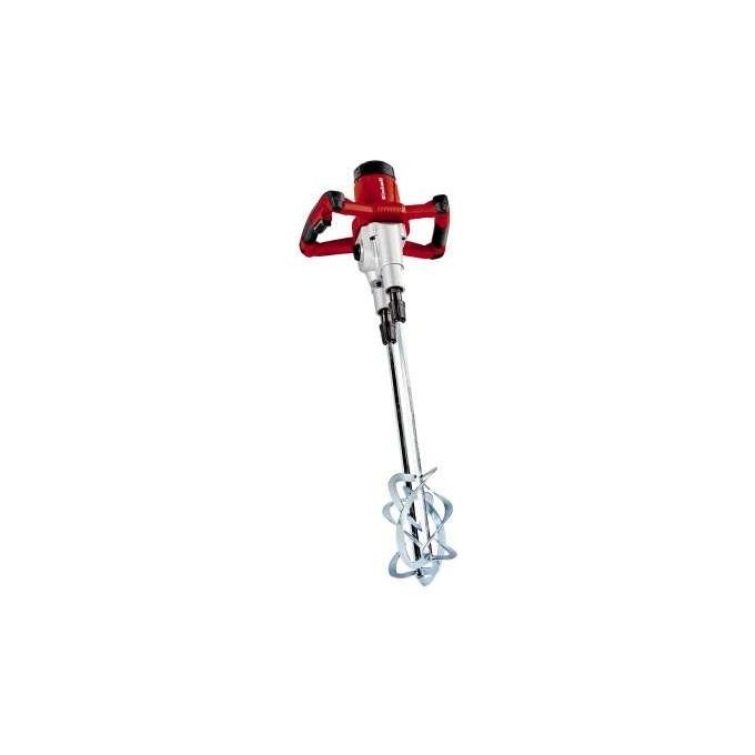 Einhell 4258561 TE-MX 1600-2 CE Twin Miscelatore Elettrico 1600 W 2 Velocita' Agitatori Controrotanti colore Alluminio Nero Rosso