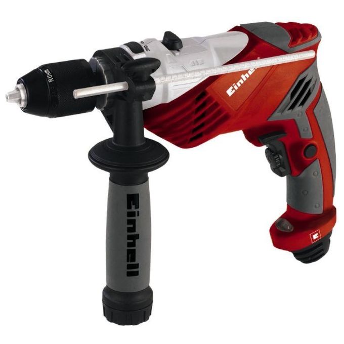 Einhell 4259735 RT-ID 65-1 Trapano a Percussione 650 W 3000 min^-1 Mandrino 13 mm con Impugnatura Morbida e Freno di Profondita' colore Rosso