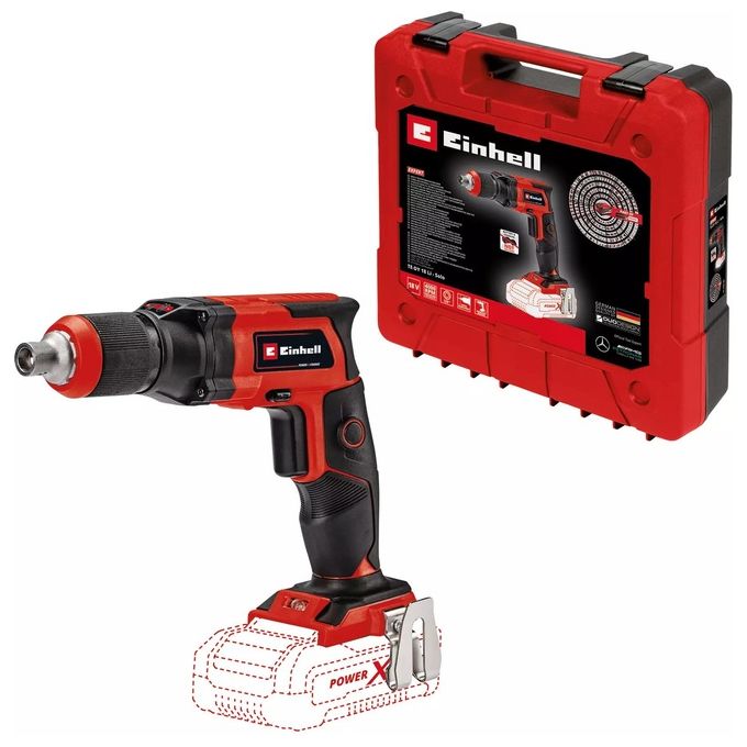 Einhell 4259980 TE-DY 18 Li-Solo Avvitatore per cartongesso a batteria 18V 4000 rpm Power X-Change senza batteria Einhell 4259980 TE-DY 18 Li-Solo Avvitatore per cartongesso a batteria 18V 4000 rpm Power X-Change senza batteria