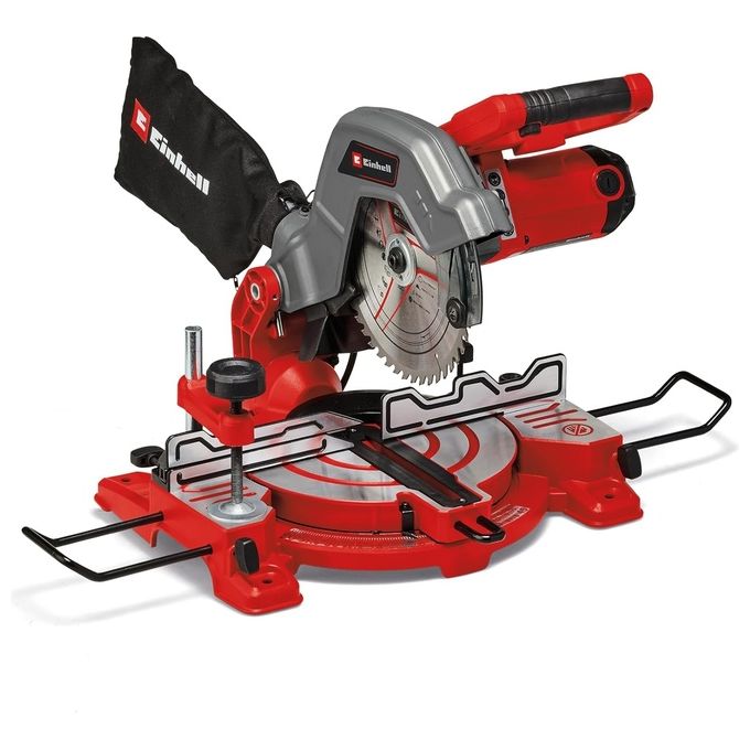 Einhell 4300370 TC-MS 216 Troncatrice 1600 W 5000 rpm Lama 216 mm 48 denti colore Rosso-Nero
