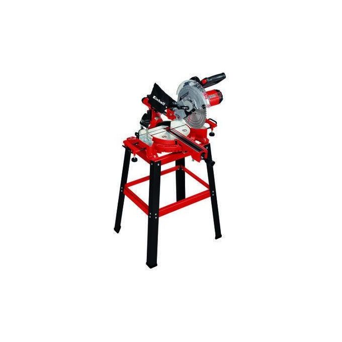 Einhell 4300805 TC-SM 2531-2 U Troncatrice radiale 1900 W 4800 rpm lama 254 mm taglio max 310x70 mm con banchetto e carrello colore Nero