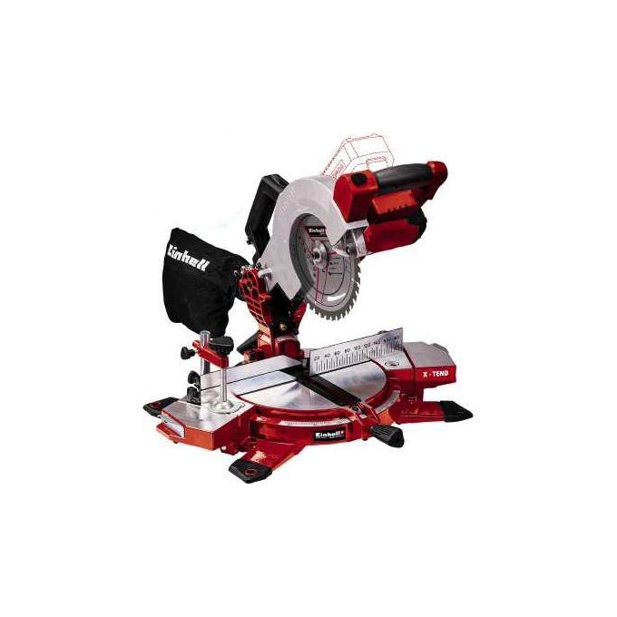 Einhell 4300890 TE-MS 18-210 Li-Solo Troncatrice a batteria Power X-Change 3000 rpm lama 210 mm inclinabile 45° colore Nero