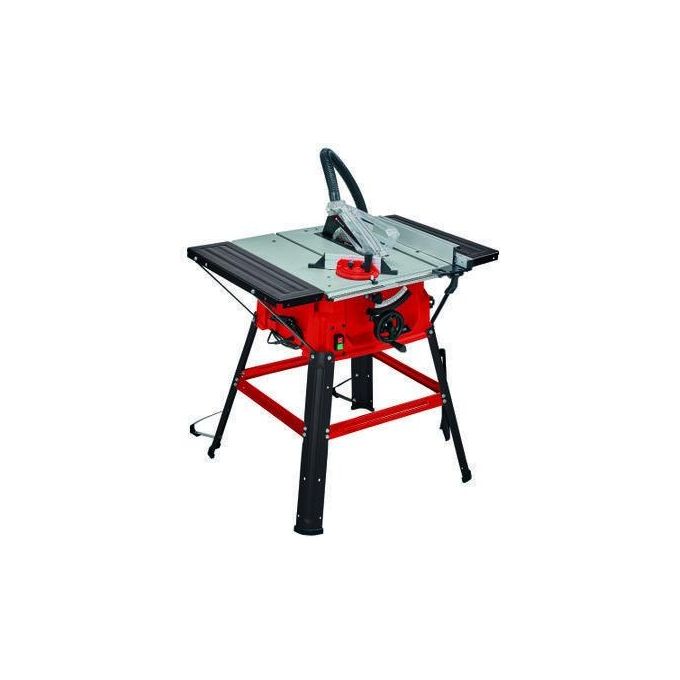Einhell 4340490 TC-TS 2025-2 U Sega circolare da banco 2000 W regolazione altezza e inclinazione lama guida parallela arresto angolare ±60° aspirazione integrata colore Rosso-Argento