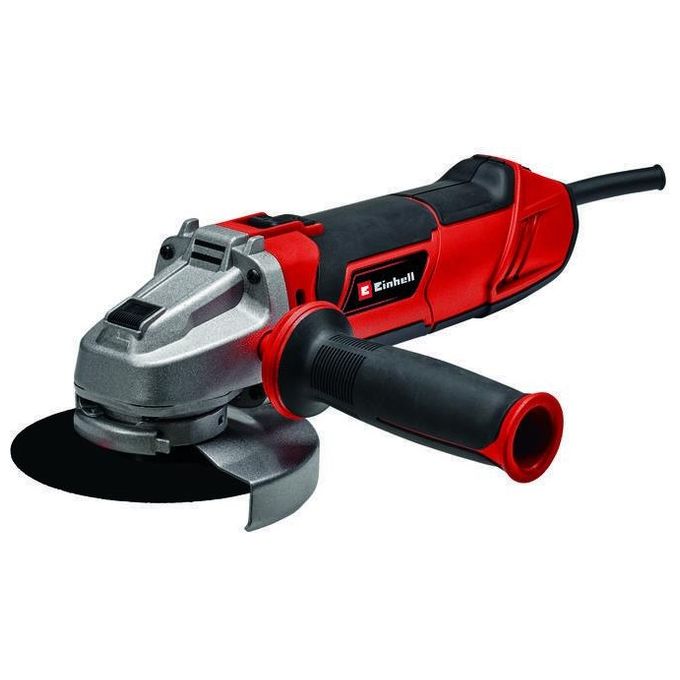 Einhell 4430890 TE-AG 125-1010 CE Q Smerigliatrice angolare 1010 W 125 mm 4000-12000 rpm con Quick-Fix Nut colore Nero Rosso