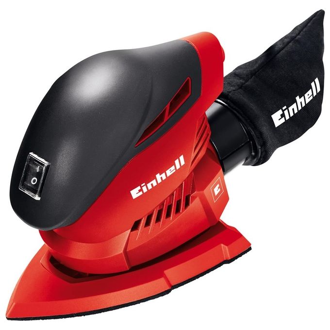 Einhell 4460610 TH-OS 1016 Levigatrice Orbitale Multifunzione 100 W 24000 min^-1 1 6 mm con Aspirazione Integrata colore Nero