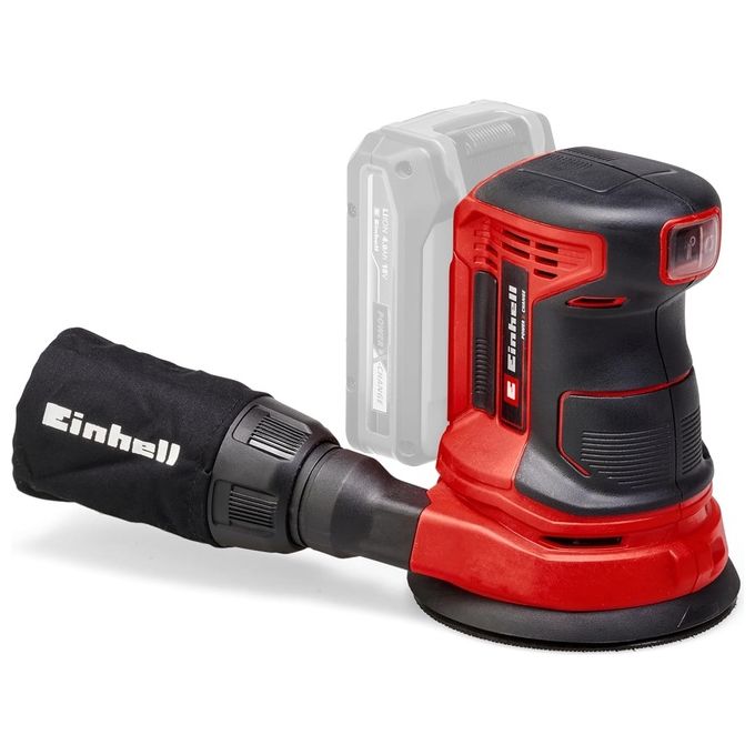 Einhell 4462010 TE-RS 18 Li Solo Levigatrice Rotorbitale a Batteria 18V 125mm 22000 rpm Power X-Change