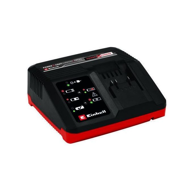 Einhell 4512096 Power X-Change Caricabatteria 4 A con Funzione Refresh e Indicatore LED 6 Livelli colore Nero