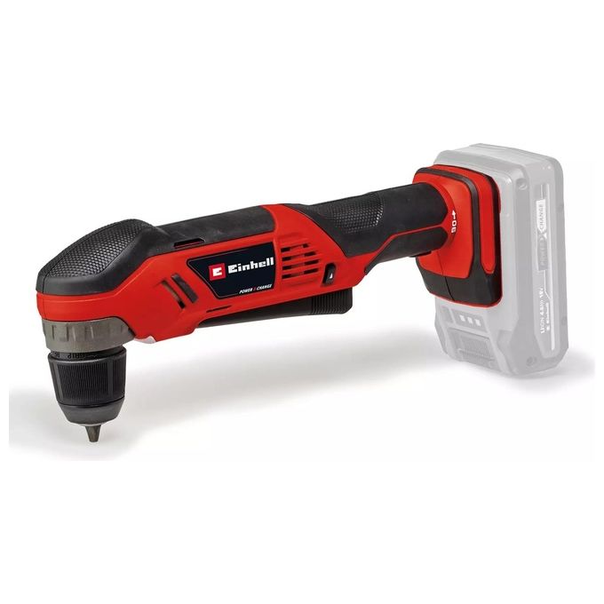 Einhell 4514290 Power X Change Trapano Avvitatore Angolare a Batteria 18 V 45 Nm Mandrino 10 mm LED Senza Batteria colore Nero Rosso Einhell 4514290 Power X Change Trapano Avvitatore Angolare a Batteria 18 V 45 Nm Mandrino 10 mm LED Senza Batteria colore Nero Rosso