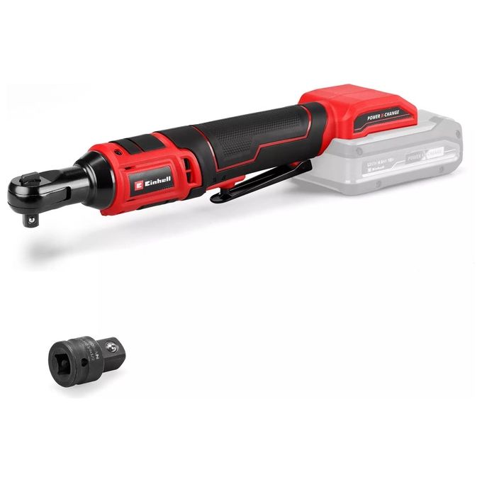 Einhell 4514320 TE-RW 18-60 Li-Solo Avvitatore a cricchetto a batteria 18 V 60 Nm 260 rpm 3-8'' colore Nero Rosso