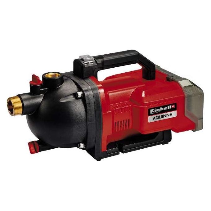 Einhell AQUINNA 36-30 Pompa da giardino a batteria 36V 3000 l-h 2,6 bar 26 m Power X-Change colore Nero Rosso