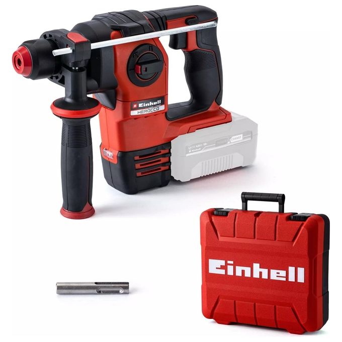 Einhell HEROCCO 18-20 Martello Tassellatore a Batteria 18V SDS Plus 2,2 J 5500 bpm Brushless senza batteria colore Nero Rosso
