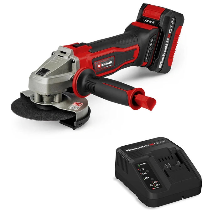 Einhell Smerigliatrice angolare a batteria TE-AG 18-125-2 Li (1x4,0 Ah)